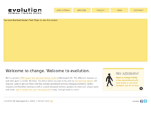 Tablet Screenshot of evolution-dc.com